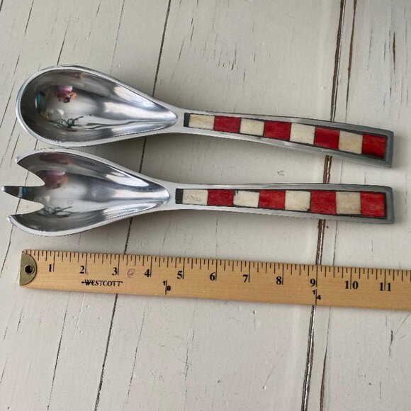 Mikasa Vintage Holiday Carnival salad server set - 12 inches - Picture 6 of 6